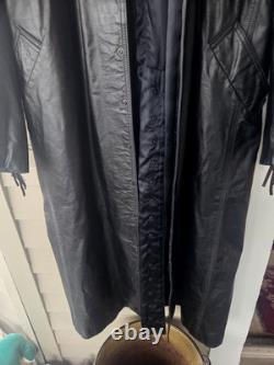 Vintage Diamond Leathers Men's Fringed Cowboy Jacket Western Style Duster Large
