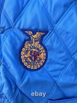 Vintage Embroidered Texas Electra FFA Quilted Vest