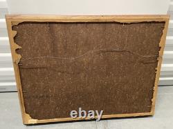 Vintage Frederic Remington Apache AmbushWestern Print 18x 24 Framed