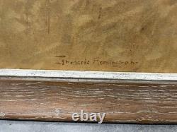 Vintage Frederic Remington Attack on the Supply WagonsWestern Print 18x 26