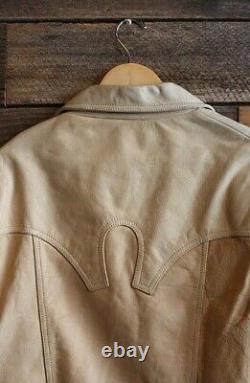 Vintage Genuine Leather Western Jacket Men's L