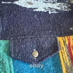 Vintage Gerard Western Aztec Blanket Jacket Outerwear Size Large Unisex Western