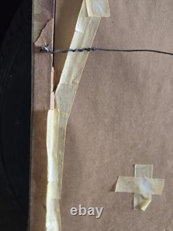 Vintage Gold Ornate Wall Mirror Hollywood Regency Baroque Style Arch Frame Large