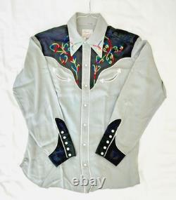 Vintage H BAR C CALIFORNIA RANCHWEAR WESTERN SHIRT, LARGE