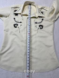 Vintage H Bar C California Long tail Ranchwear Embroidered Western Shirt Mens XL