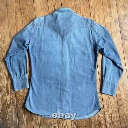 Vintage H Bar C Western Denim Shirt 60s