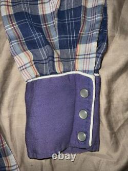 Vintage HBarC Ranchwear Shirt Pearl Snap Rockabilly Sz Large RARE 50s 60s