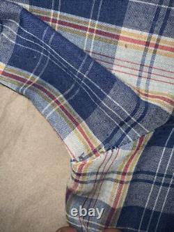 Vintage HBarC Ranchwear Shirt Pearl Snap Rockabilly Sz Large RARE 50s 60s