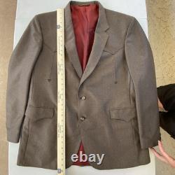 Vintage HBarC Ranchwear Western Blazer Arrowhead 60s/70s Cowboy Suit Jacket