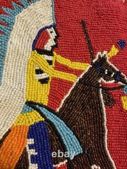 Vintage Hairston Roberson ROPA Beaded Vest Southwestern M/L Tribal Western