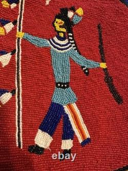 Vintage Hairston Roberson ROPA Beaded Vest Southwestern M/L Tribal Western