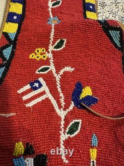 Vintage Hairston Roberson ROPA Beaded Vest Southwestern M/L Tribal Western