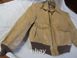 Vintage Horsehide Leather Jacket Lakeland 44 Western Cowboy Jacket Biker