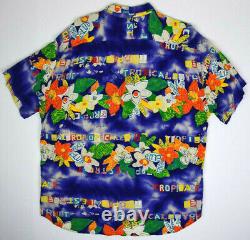 Vintage Jams World Hawaiian Shirt L/XL Tropical E Street 80s Kurt Cobain Grunge