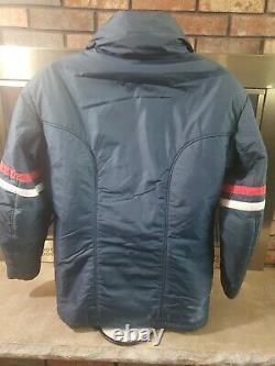 Vintage Jean Claude Killy Puffer Puffy Ski Jacket Mens Large Vtg Blue Mighty Mac
