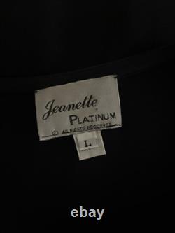Vintage Jeanette Kastenburg Platinum Sequin Trophy Vest Country Western Cactus