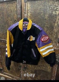 Vintage Leather Lakers Western Conference Jacket (read Description)