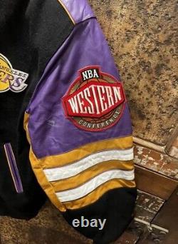 Vintage Leather Lakers Western Conference Jacket (read Description)