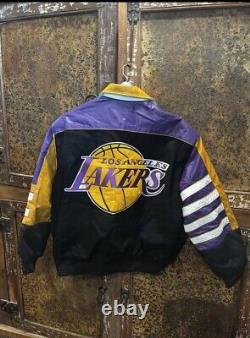 Vintage Leather Lakers Western Conference Jacket (read Description)