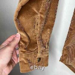Vintage Lee shirt jacket corduroy snap button down western style