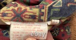 Vintage M. Julian Adventures leather jacket Western-style fringe 80s Aztec Sz L