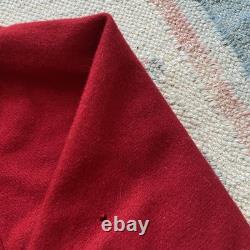 Vintage McGregor Double Breasted Western Shirt Red Wool Large 60s Cowboy Snap