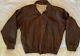 Vintage Mid Western Sport Togs Dk Brown Leather Jacket Made In USA