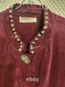 Vintage Miller Stockman Western 2pc Broomstick Skirt Outfit Lg