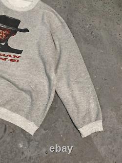 Vintage Morgan Kane Gray Sweatshirt Crewneck Size Xl 80s Western Cotton