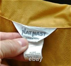 Vintage Nat Nast Chuckwagon Petaluma Ca Western Bowling Shirt Gingham Rockabilly