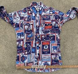 Vintage Niver Texas Mesquite Exclusive USA America western shirt pearl snap