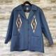 Vintage Ortega's Chimayo NM Hand Woven 100% Wool Coat Women's XL Western Jacket