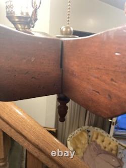 Vintage Oxen Yoke Chandelier Light Country Rustic Fixture Western Saloon