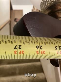 Vintage Oxen Yoke Chandelier Light Country Rustic Fixture Western Saloon