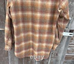 Vintage PENDLETON High Grade Western Wear Wool Shirt Pearl Snaps Rockabilly