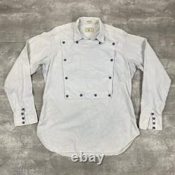 Vintage POLO WESTERN Ralph Lauren bib pop over Mens L faded 70s