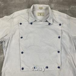 Vintage POLO WESTERN Ralph Lauren bib pop over Mens L faded 70s