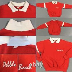 Vintage Pebble Beach Sweatshirt Sz L 70s 80s Western Shirt Line 1980s