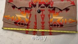 Vintage Pendleton High Grade Western Wear Blanket Coat Wool Southwest USA Sz 40