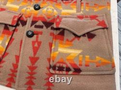 Vintage Pendleton High Grade Western Wear Blanket Coat Wool Southwest USA Sz 40