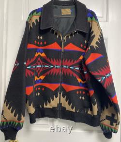 Vintage Pendleton High Grade Western Wear Jacket Men's Large Navajo Aztec