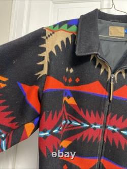 Vintage Pendleton High Grade Western Wear Jacket Men's Large Navajo Aztec