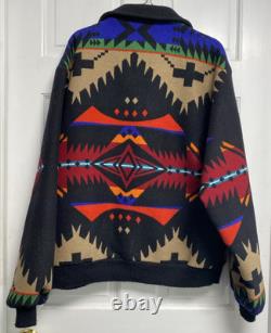 Vintage Pendleton High Grade Western Wear Jacket Men's Large Navajo Aztec
