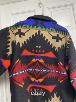 Vintage Pendleton High Grade Western Wear Jacket Men's Large Navajo Aztec