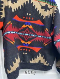 Vintage Pendleton High Grade Western Wear Jacket Men's Large Navajo Aztec