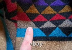 Vintage Pendleton High Grade Western Wear Sz L Aztec Tribal Blanket Jacket Coat