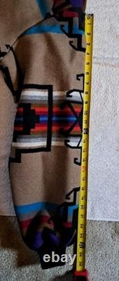 Vintage Pendleton High Grade Western Wear Sz L Aztec Tribal Blanket Jacket Coat
