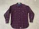 Vintage Pendleton Western Shirt Shadow Plaid 1960's Sz Large Pearl Snap Buttons