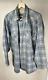 Vintage Pendleton western wear wool shirt Flannel Men XL Blue cowboy camping