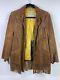 Vintage Pioneer Wear 12 Brown Western Cowhide Suede Leather Fringe Cowboy Jacket